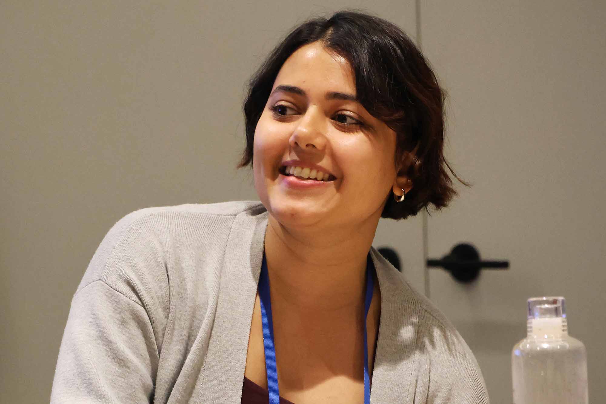 Winter School participants sitting in a conference room