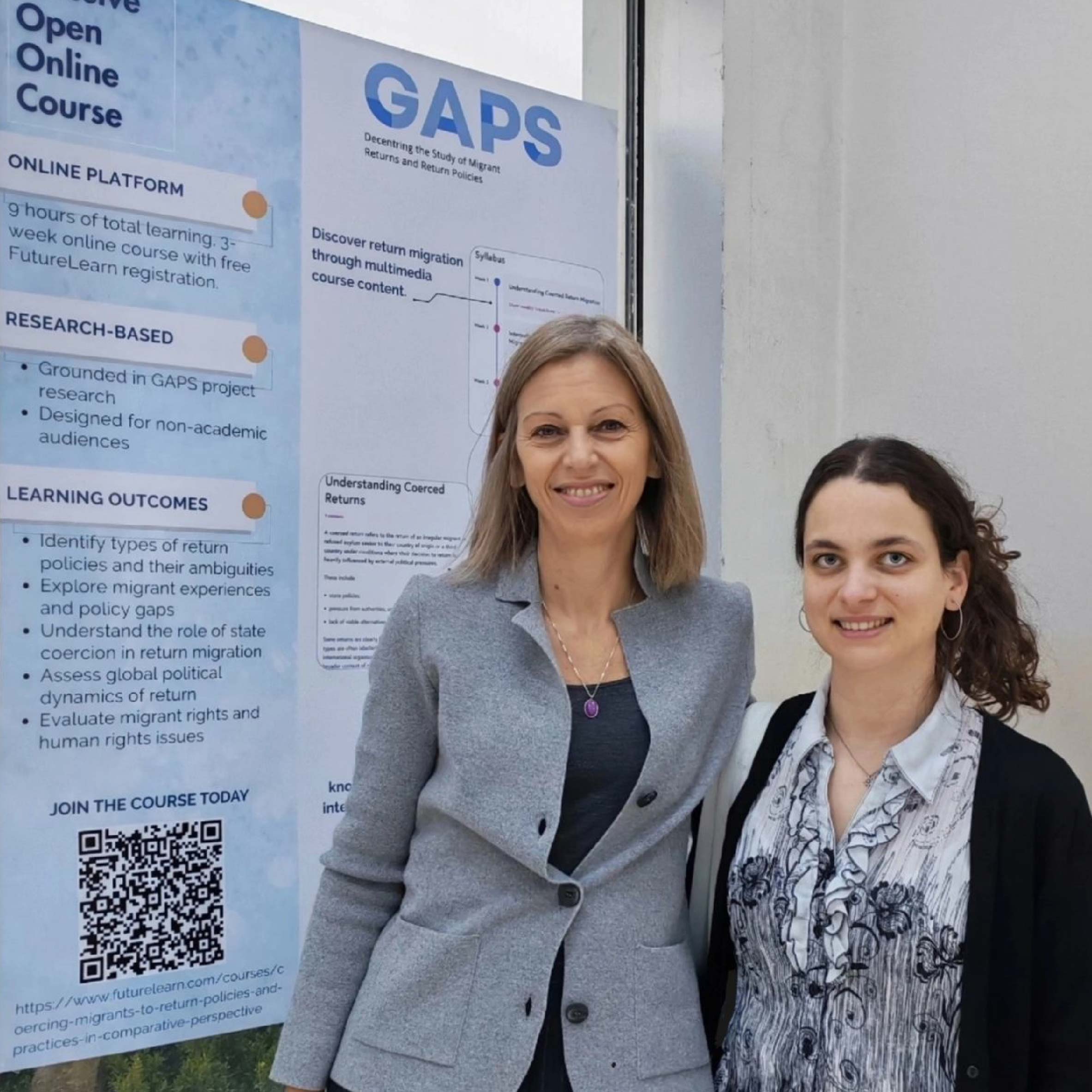 Anna Triandafyllidou and Emma Bouillard