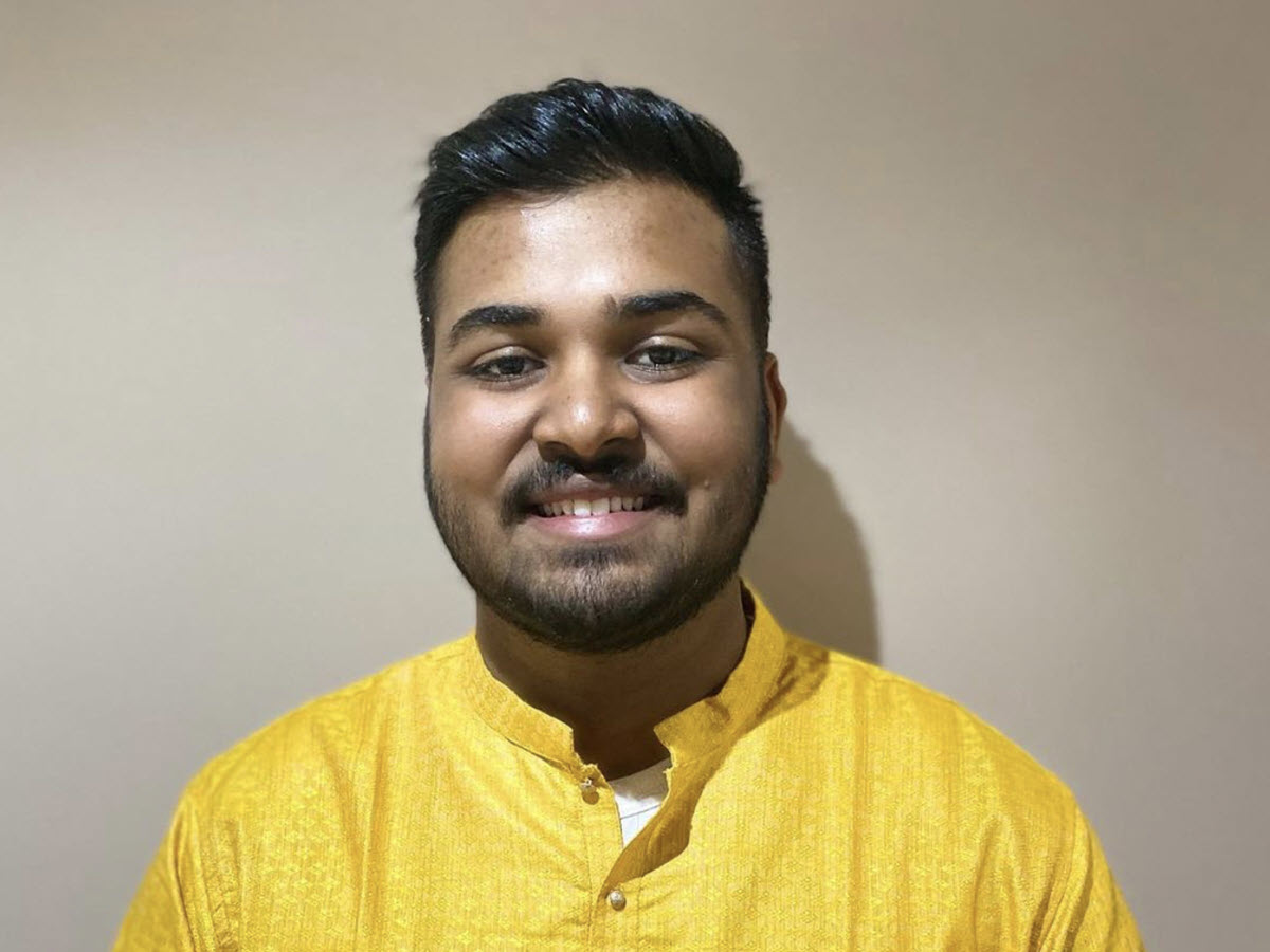 Photo of the award winner, Dhanvin-Lad