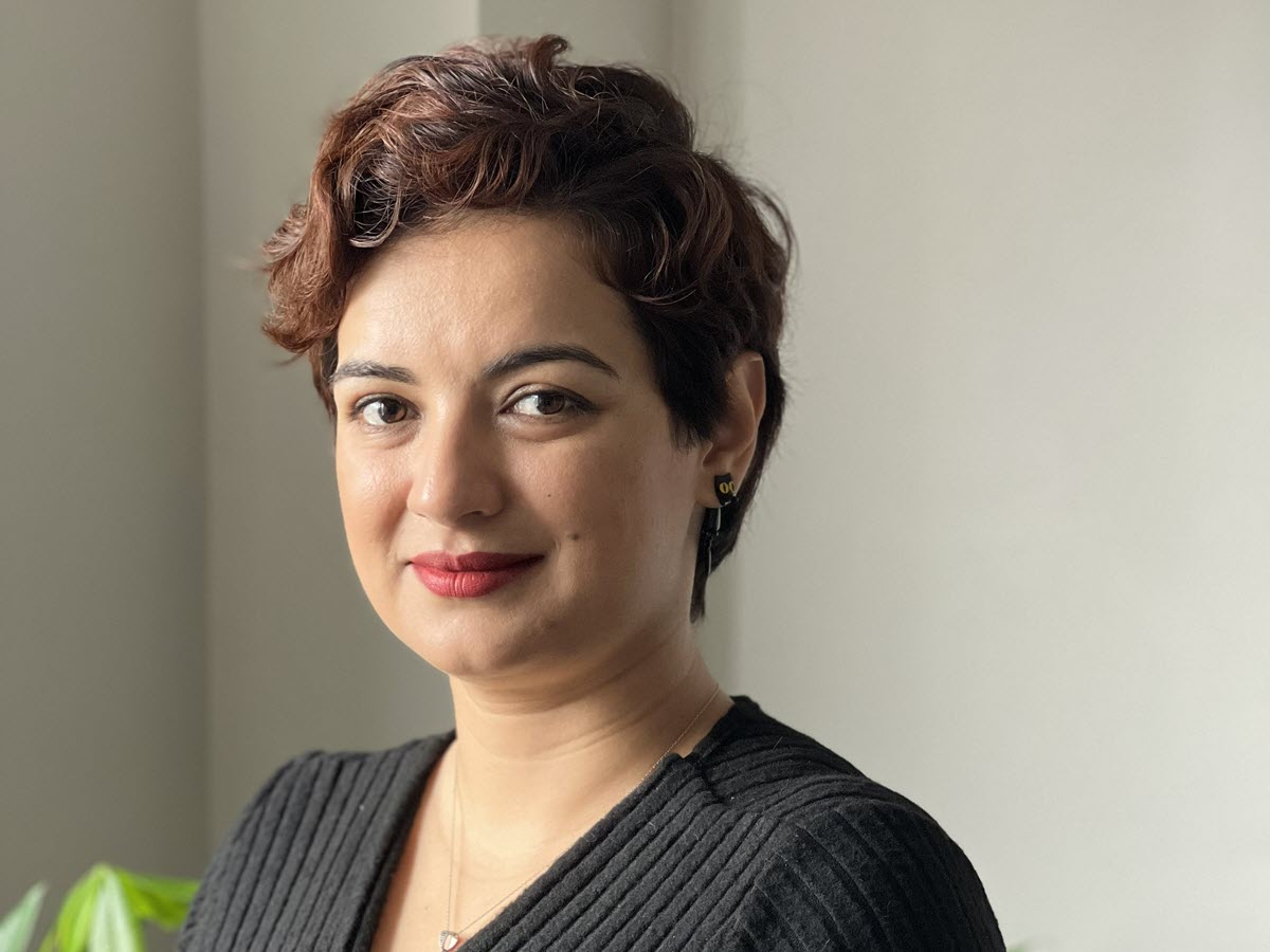 Photo of the award winner, Zahra Parsa