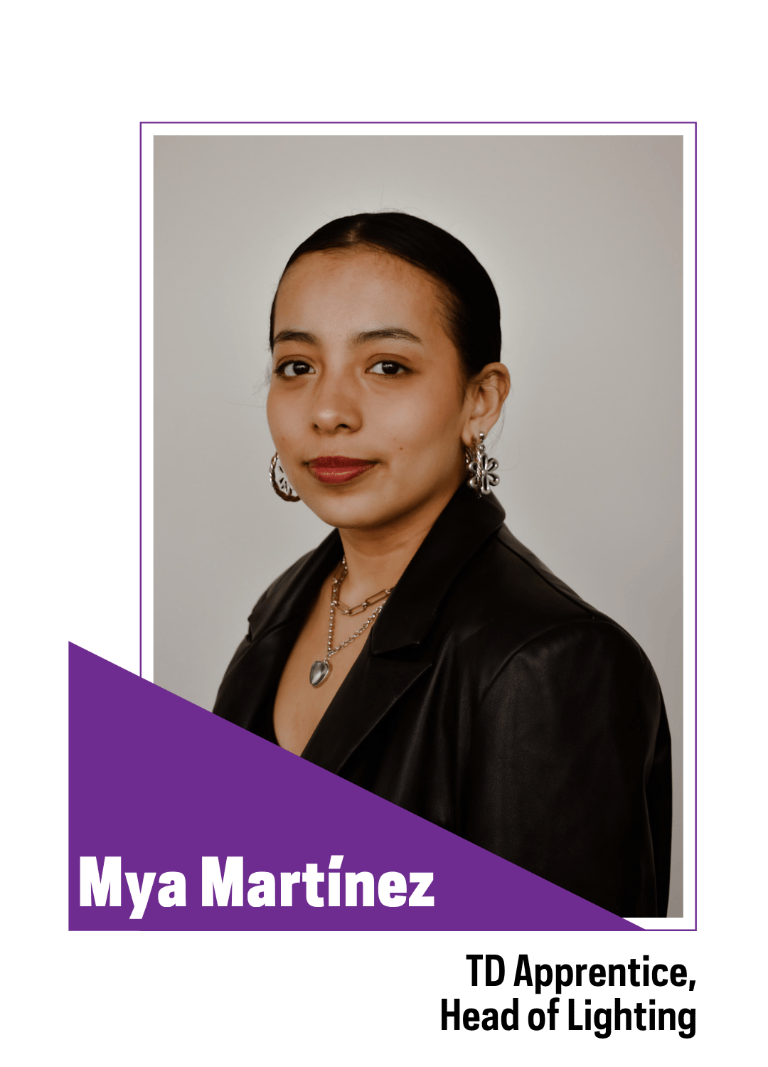 Girl with dark clothing and red lipstick