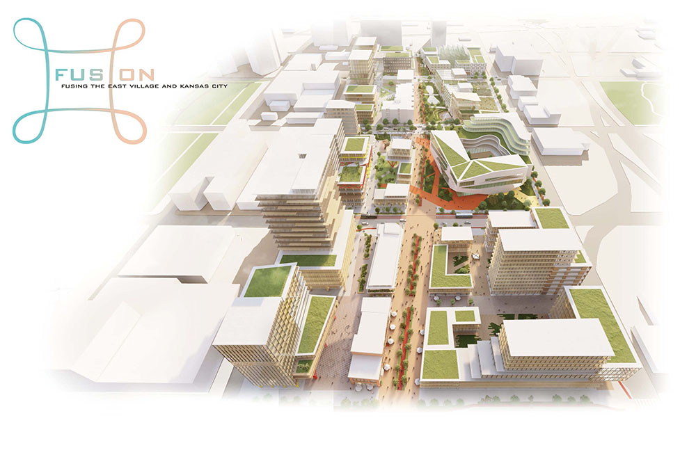 Rendering from winning student proposal