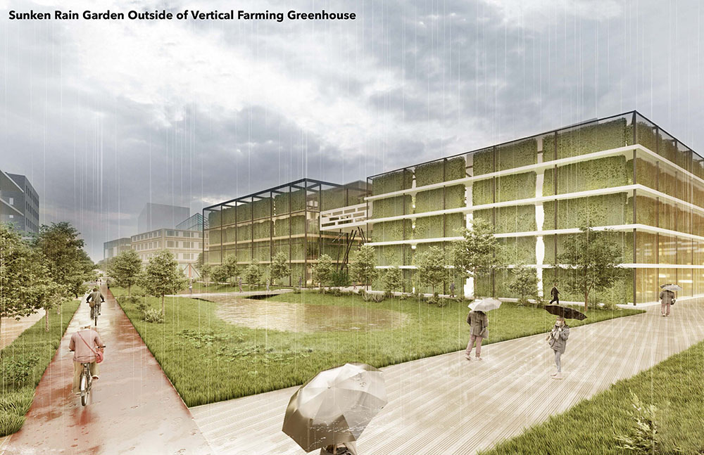 Rendering from winning student proposal