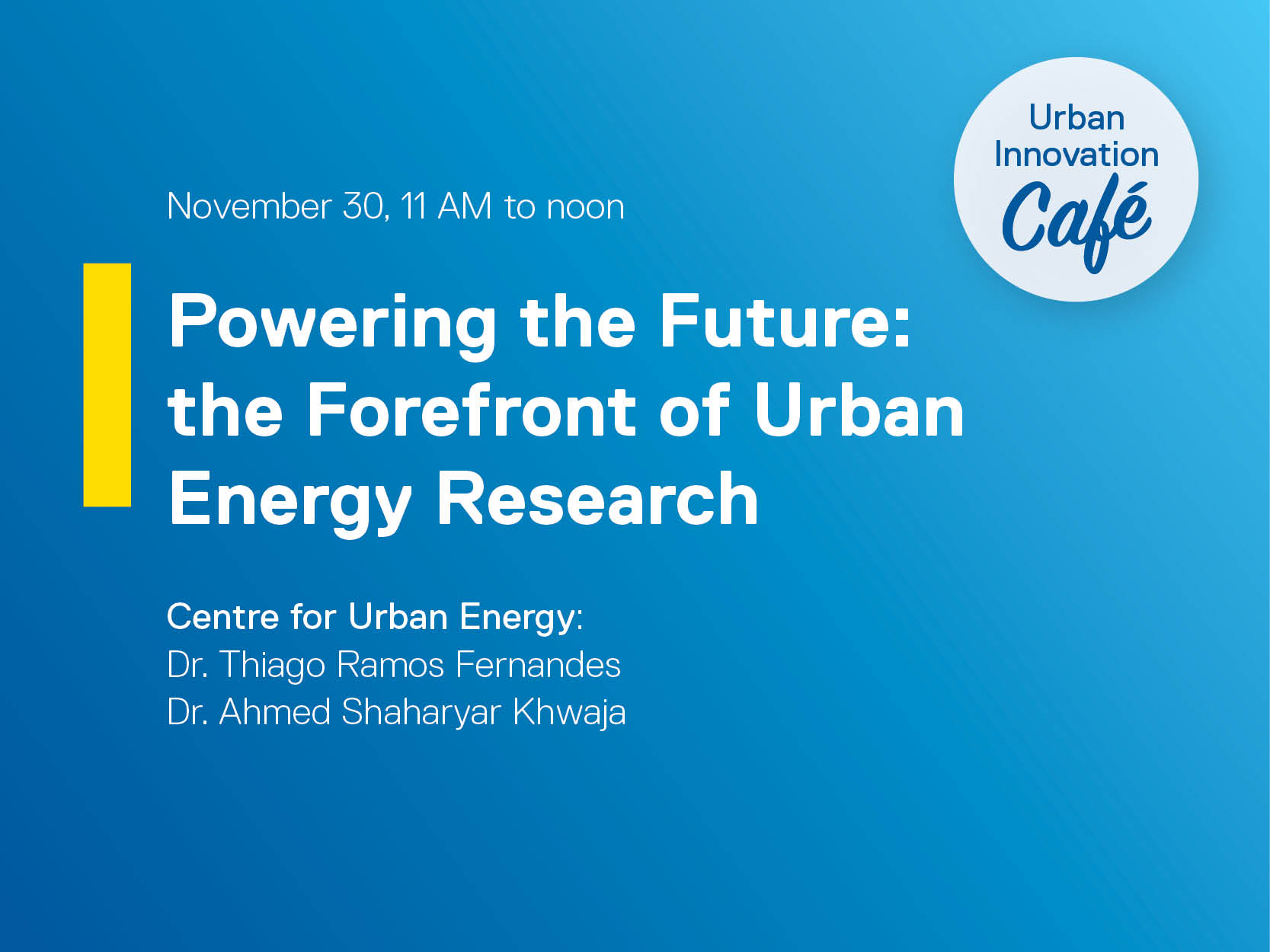 Powering the Future: the Forefront of Urban Energy Research - City ...