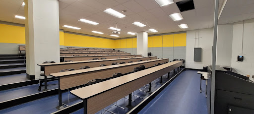 Student view of classroom in the Podium Building at Ryerson after renovations
