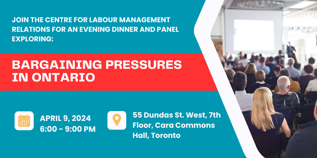 April 9 - Bargaining Pressures in Ontario Panel Banner 