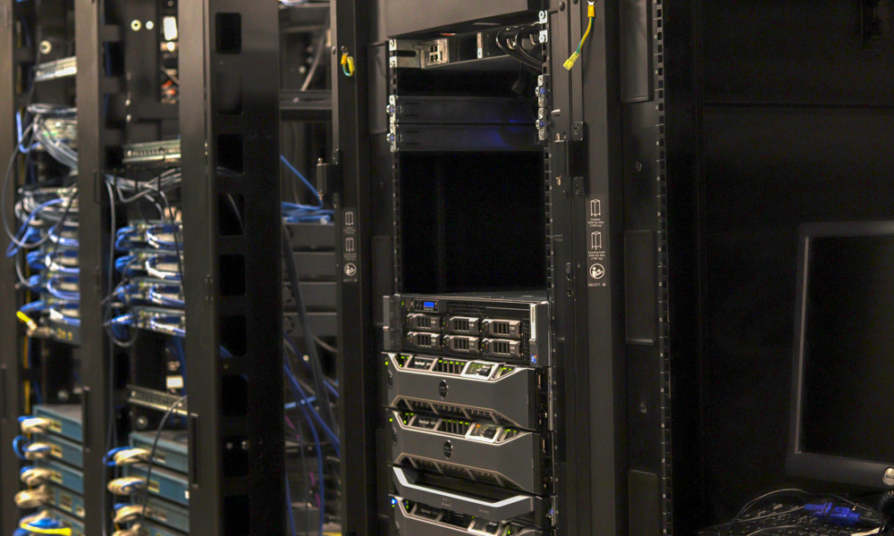 A server room as part of the Computer Networks program