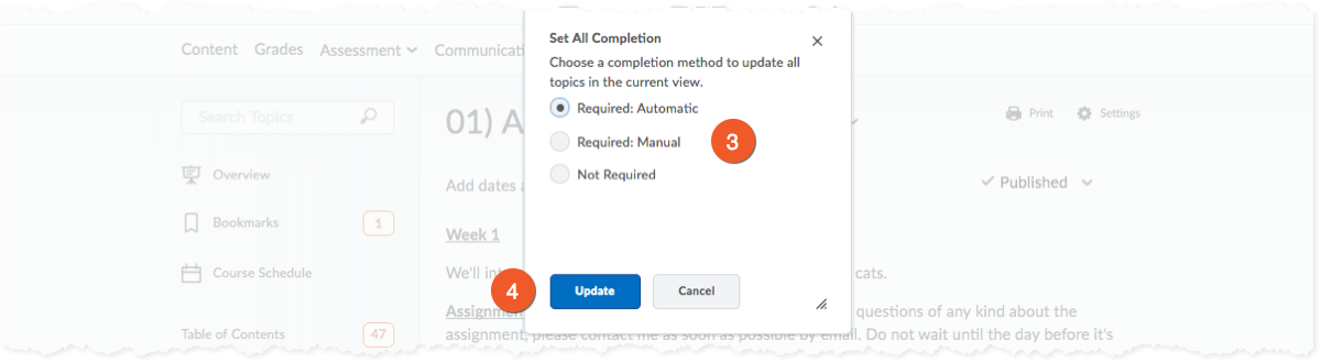 Modify completion tracking for content modules