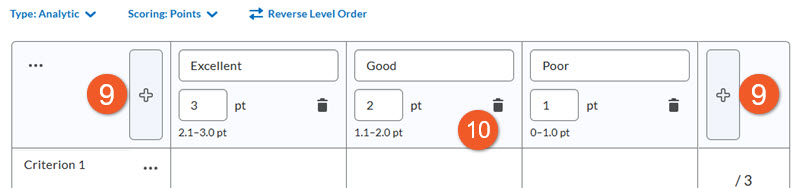 Create a rubric