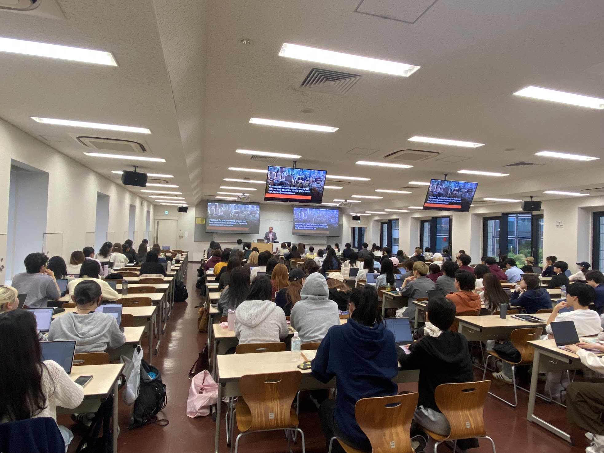Dan Horner research presentation in Japan