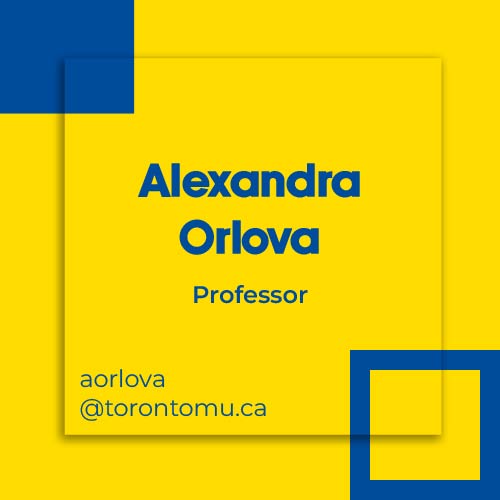 Alexandra Orlova, Professor