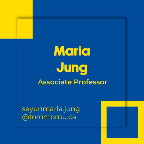 Maria Jung, Assistant Professor