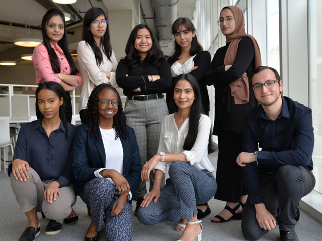 Women in Computer Science (WiCS) team photo.