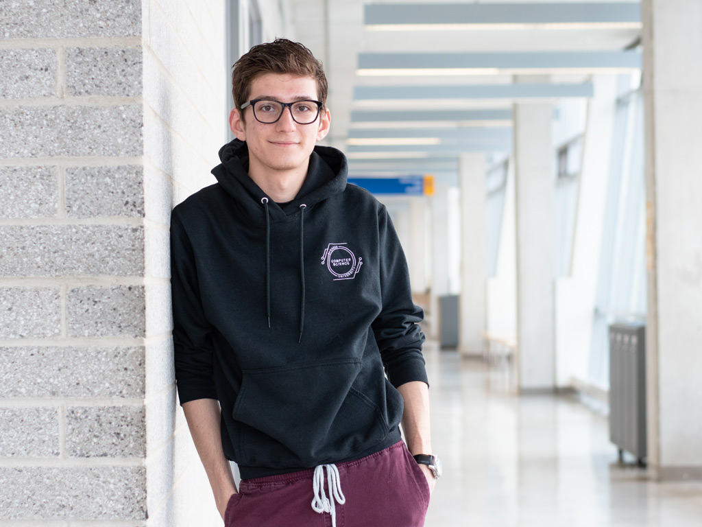 Computer Science student, Michael Teitelbaum