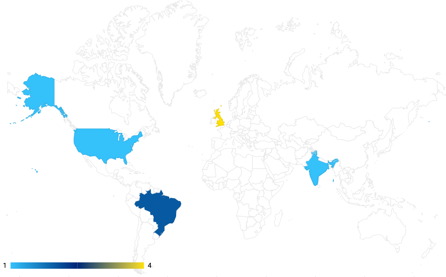 A Map of CUE'S Global Partnerships