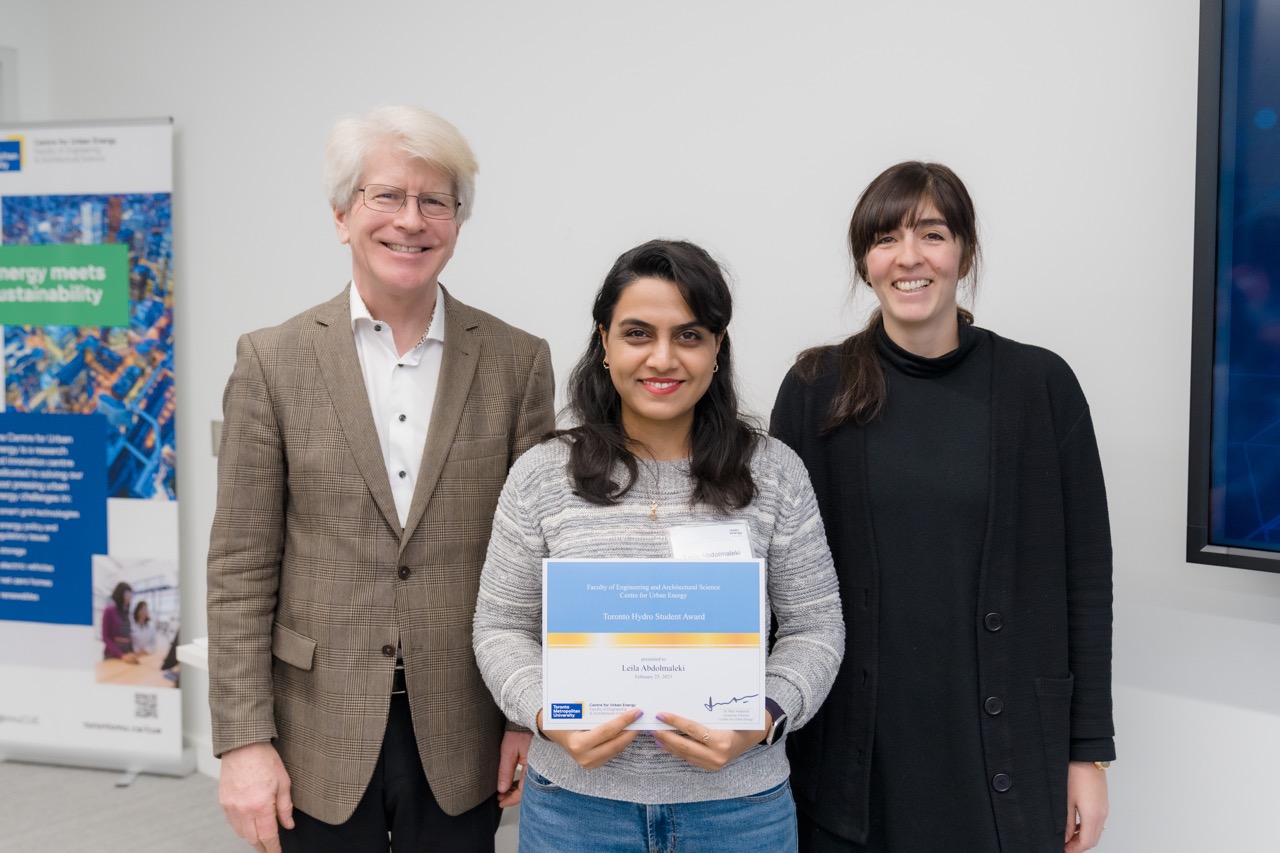 Toronto Hydro Student Award Winner Leila Abdolmaleki