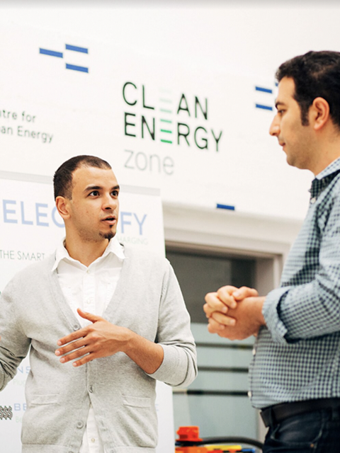 Entrepreneurs inside the Clean Energy Zone