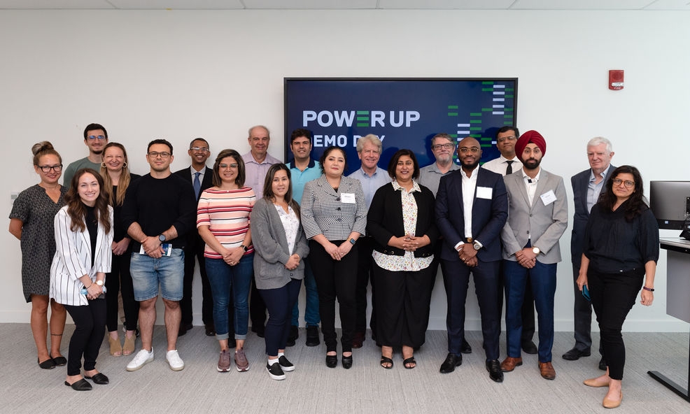Power Up Program participants, sponsors, mentors, speakers, and staff joined together to wrap up this summer’s programming at Power Up Demo Day.