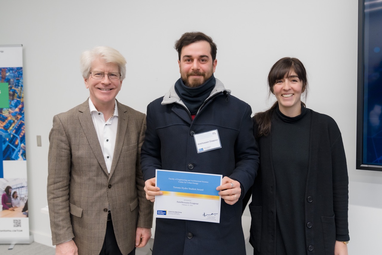 Award winner Amirhossein Eisapour