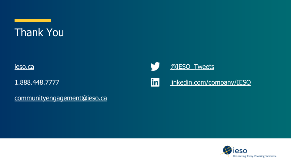 Transitional Thank you slide