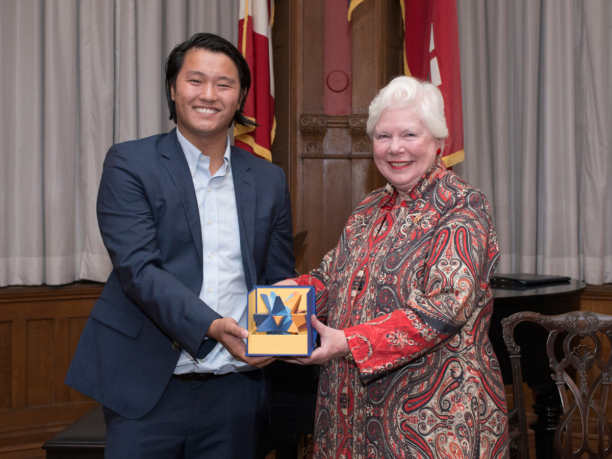 Carter Li and the Honourable Elizabeth Dowdeswell
