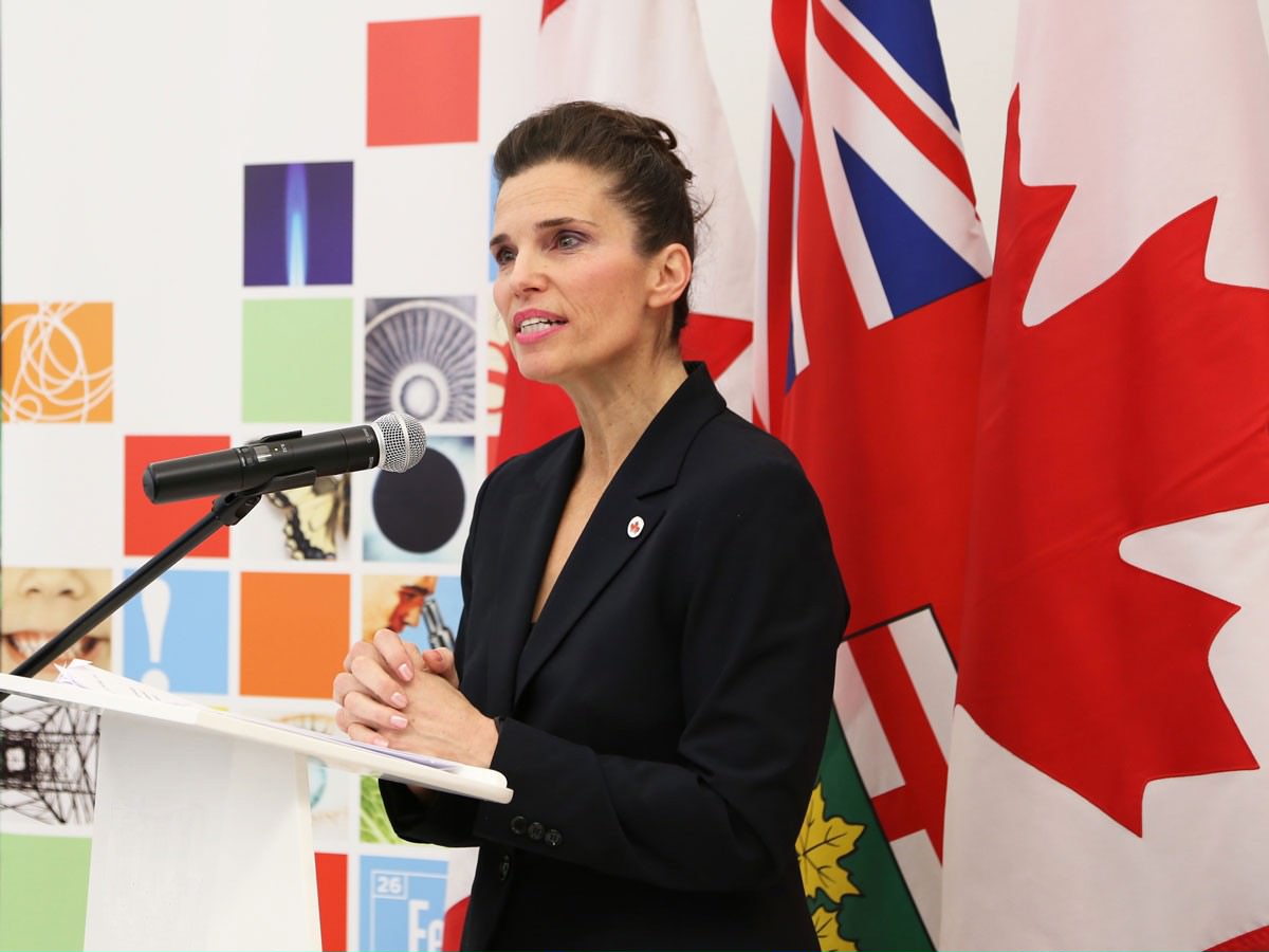 Minister Kirsty Duncan