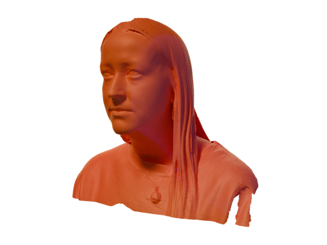 Red 3D Scan of Brynn Hattle