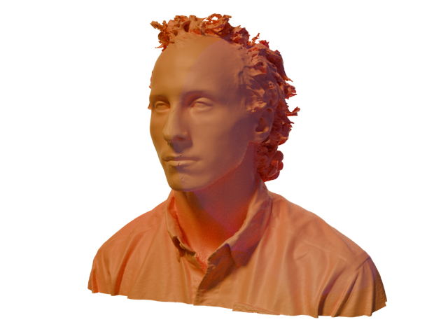 Red 3D Scan of Eown Purkiss