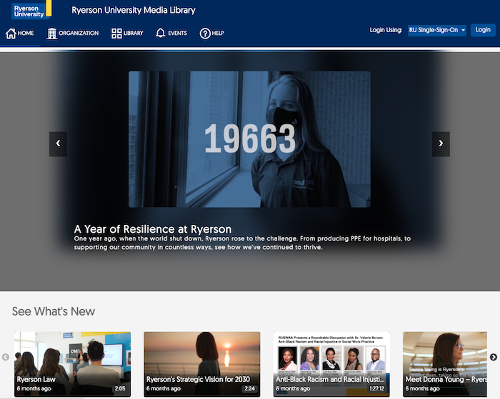 Screenshot of Stream Video Platform website.