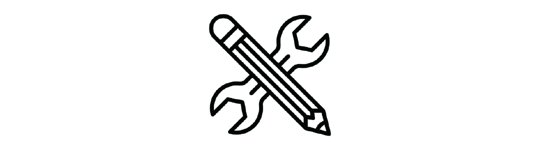 pencil and wrench crossing