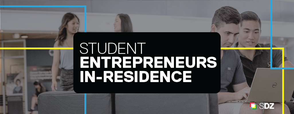 Student Entrepreneurs-in-residence
