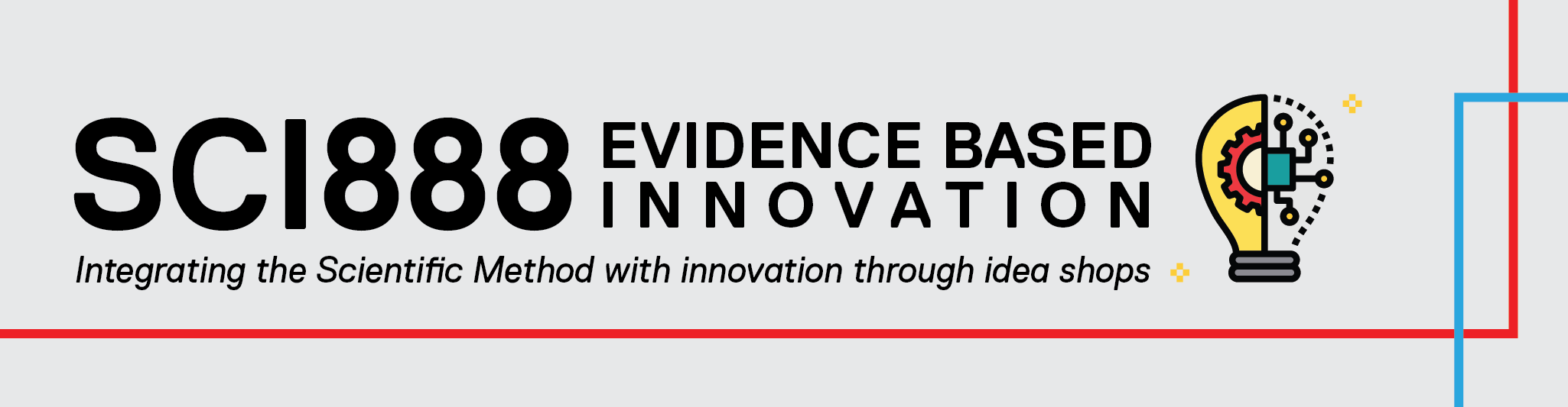 SCI888: Evidence Based Innovation: Integrating the Scientific Method with Innovation through Idea Shops