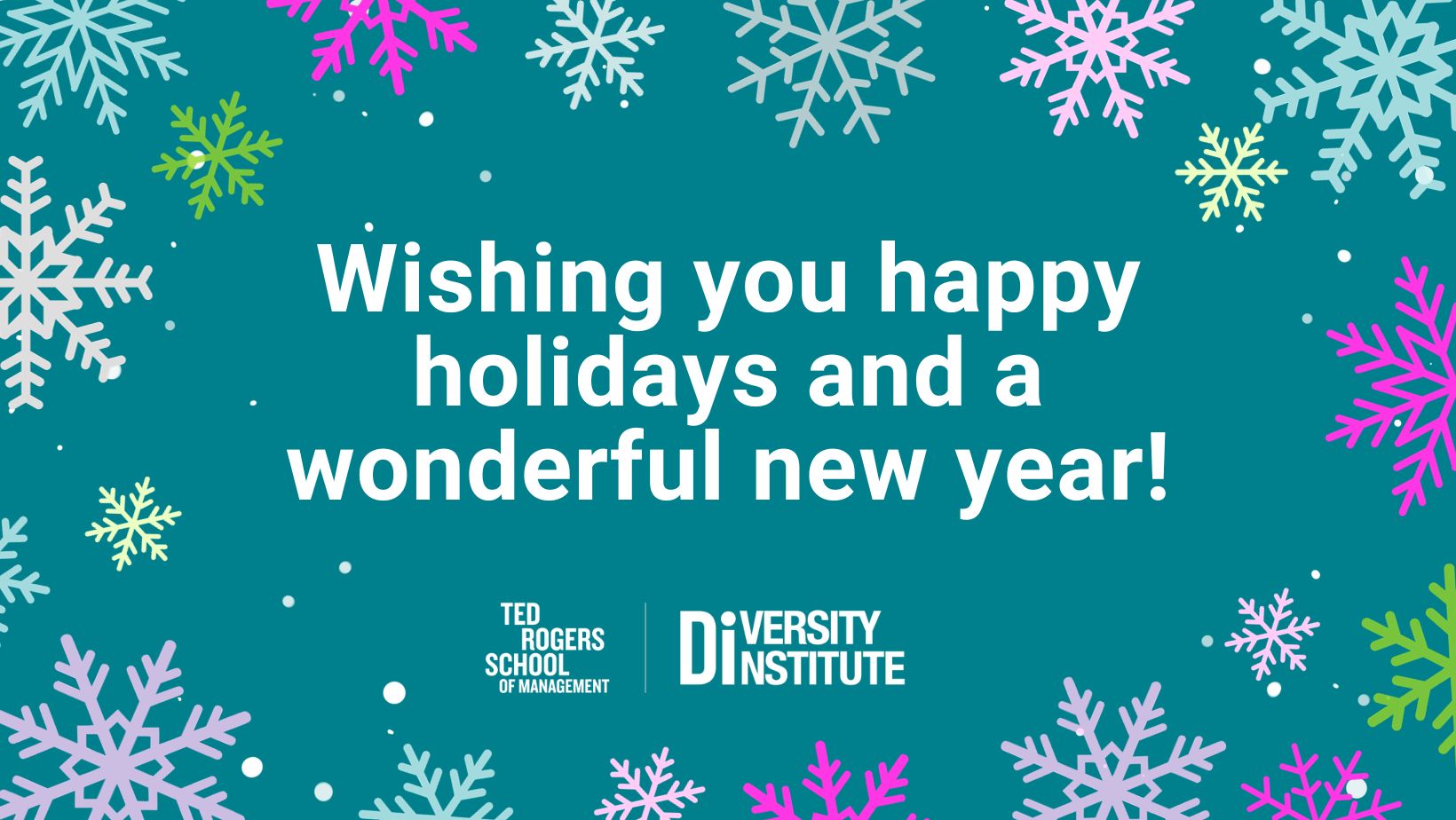 Wishing you happy holidays and a wonderful year!