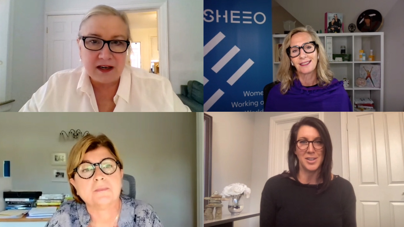 Wendy Cukier, Vickie Saunders, Tania Saba, and Shannon Pestun.