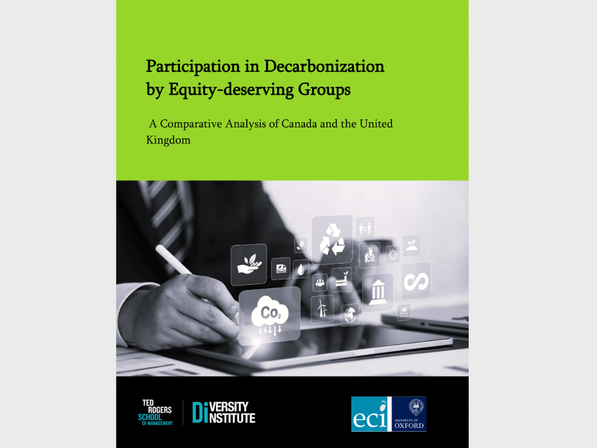 Participation in Decarbonization by Equity-Deserving Groups - Diversity ...