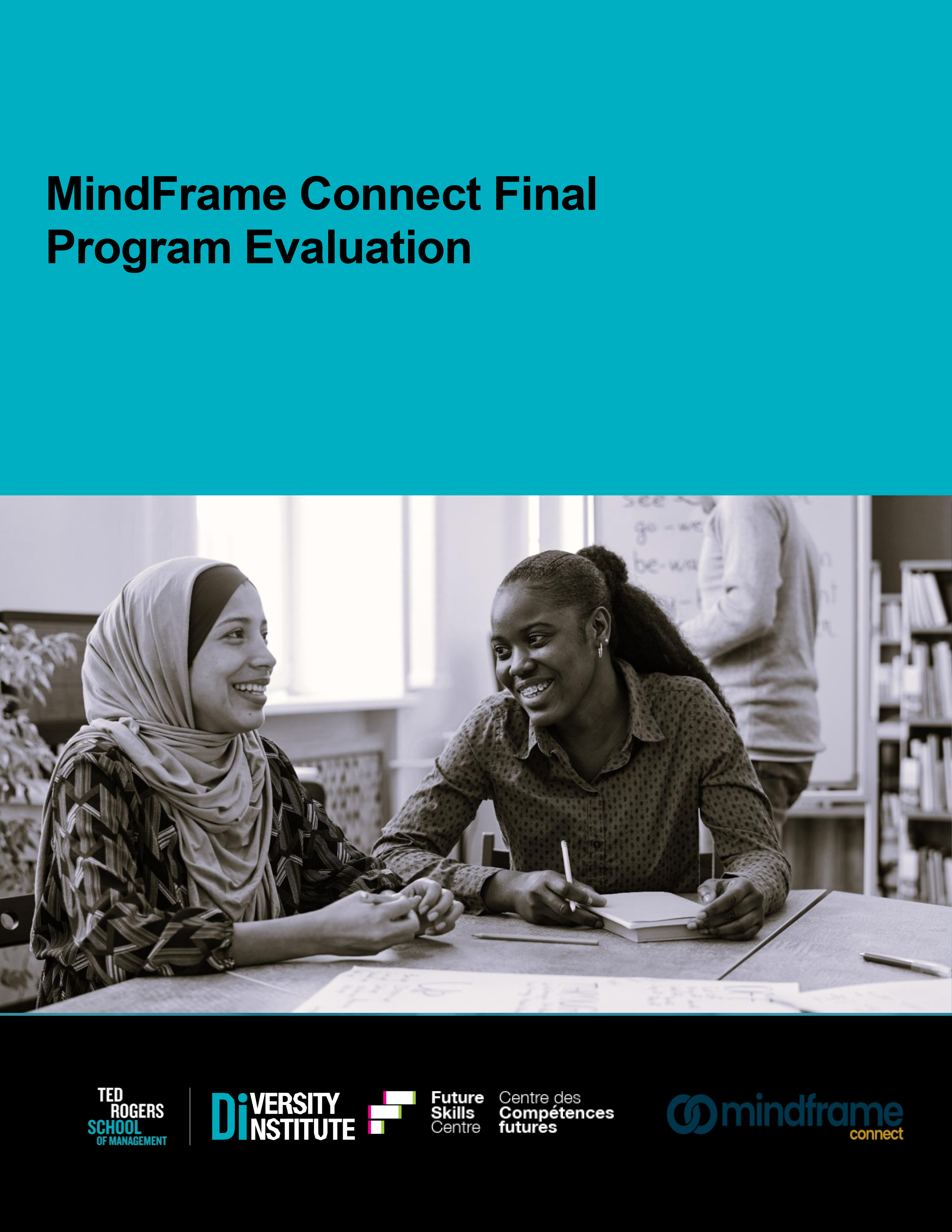 A report cover featuring a person planting a plant.