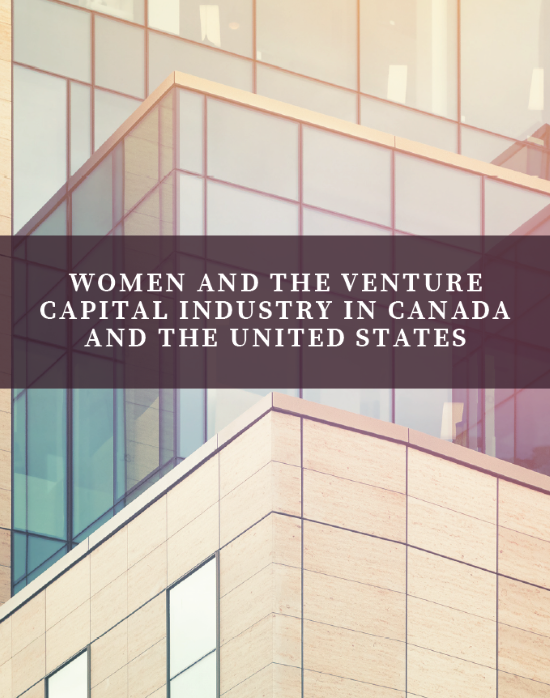 Cover of Women and the Venture Capital Industry in Canada and the United States