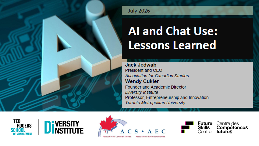 A report cover featuring logos and AI.