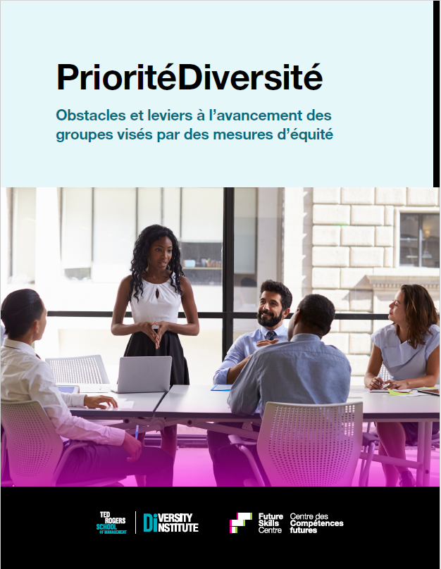 Une couverture de rapport mettant en scène divers professionnels autour d'une table de conférence.
