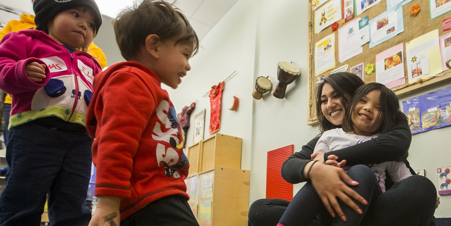 Children having fun at ECS Learning Centre