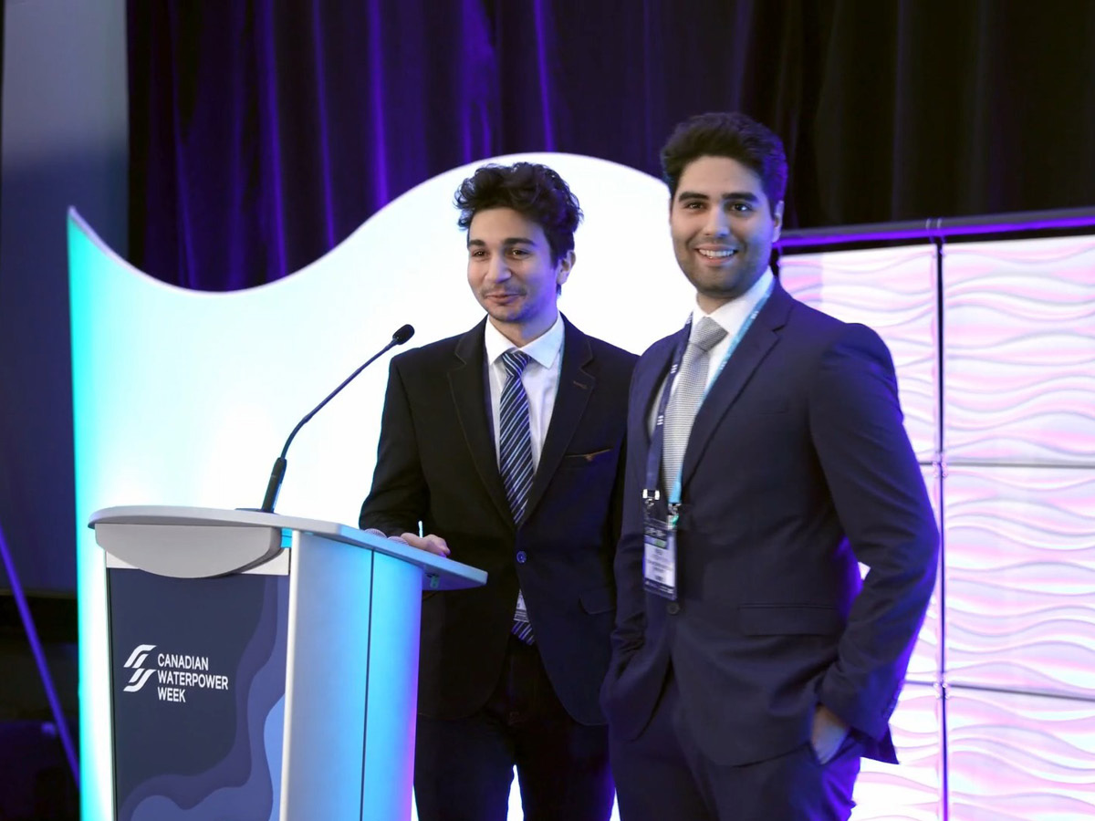 vanessa posing with a machine