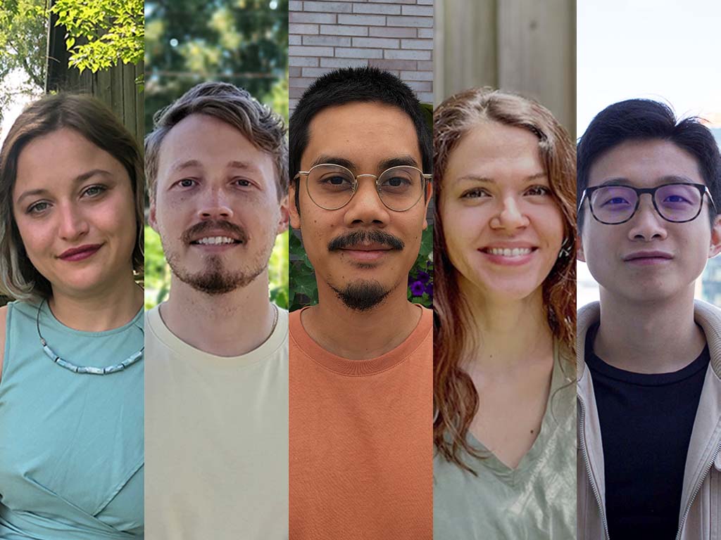 DAS alumni Margot de Man, Mark Grimsrud, Ron Noble, Sarah Ives and Newton Xian collaborated remotely across multiple countries