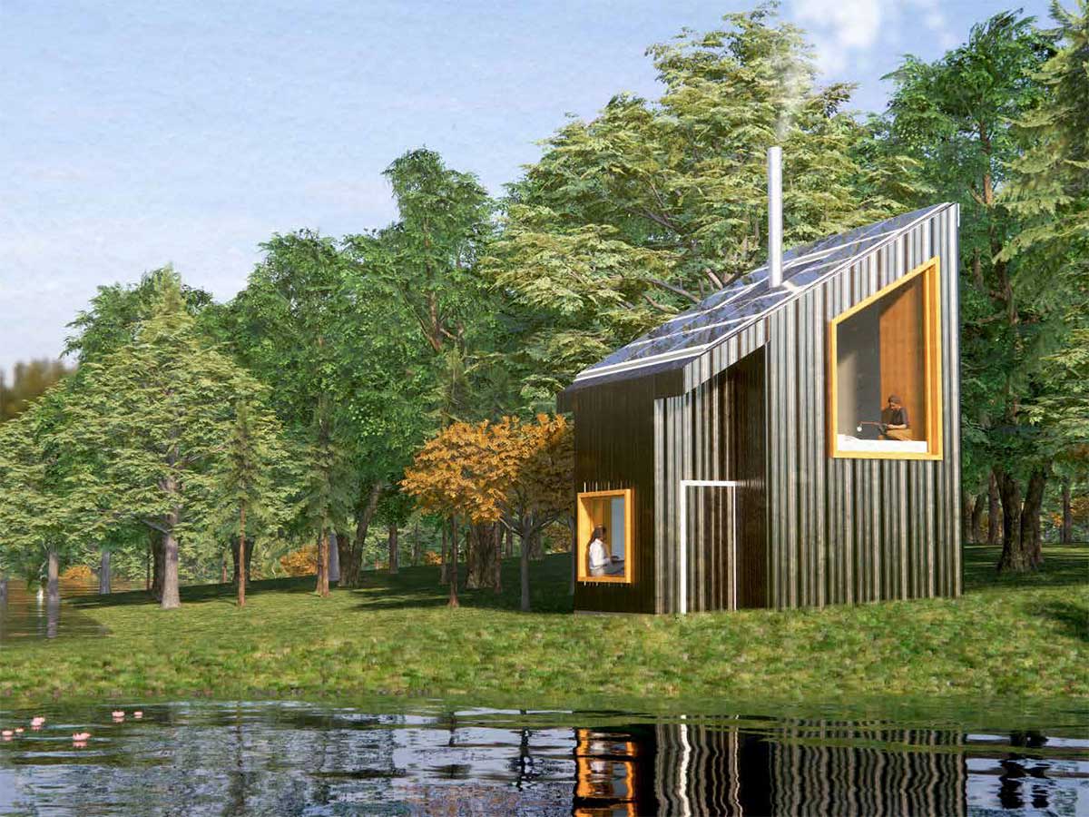 Net Zero Off-Grid Microhome: Warm Cabin