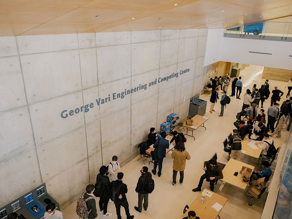 2022's TMU Engineering Day was held in-person at the George Vari Engineering and Computing Centre