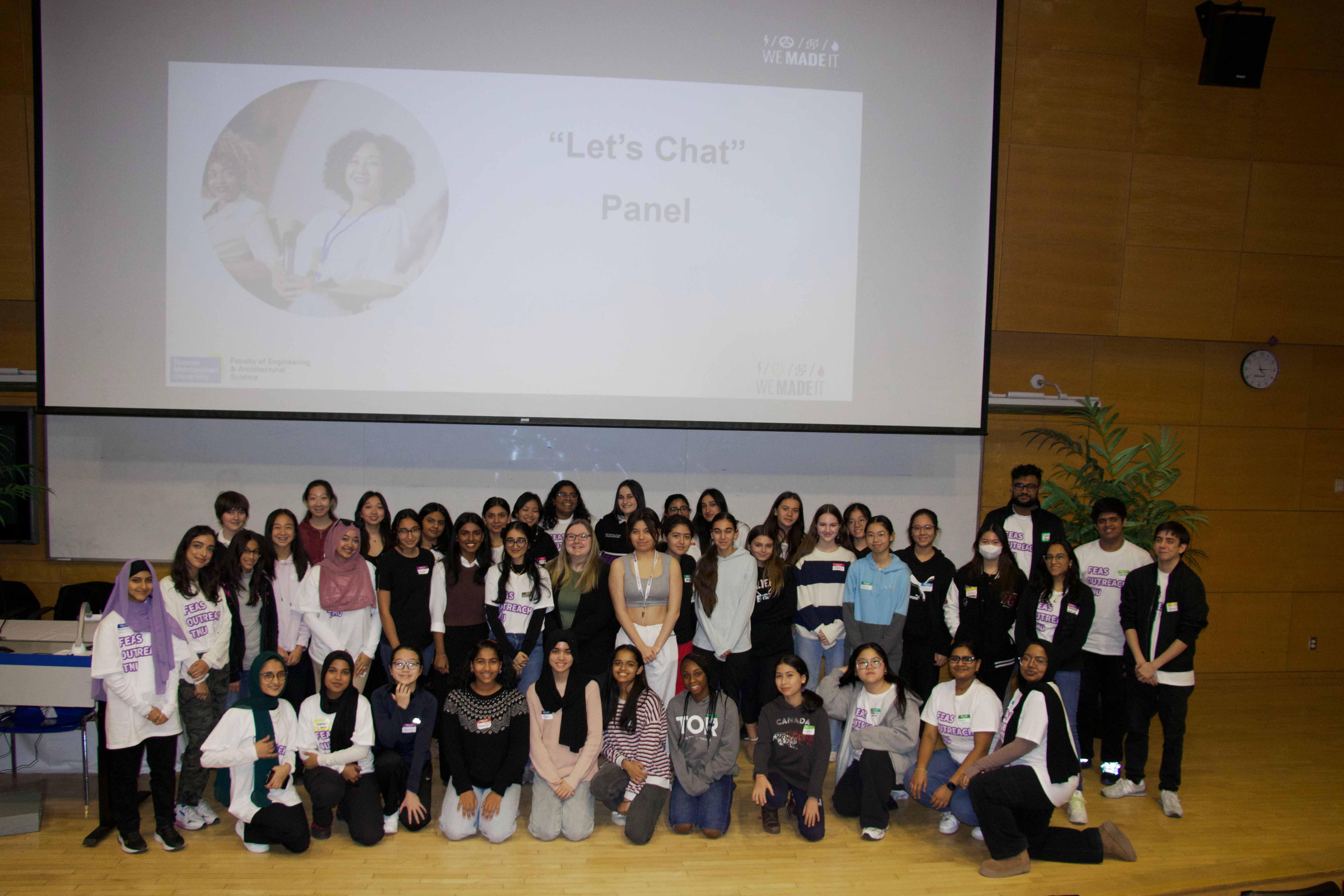 group photo on stage