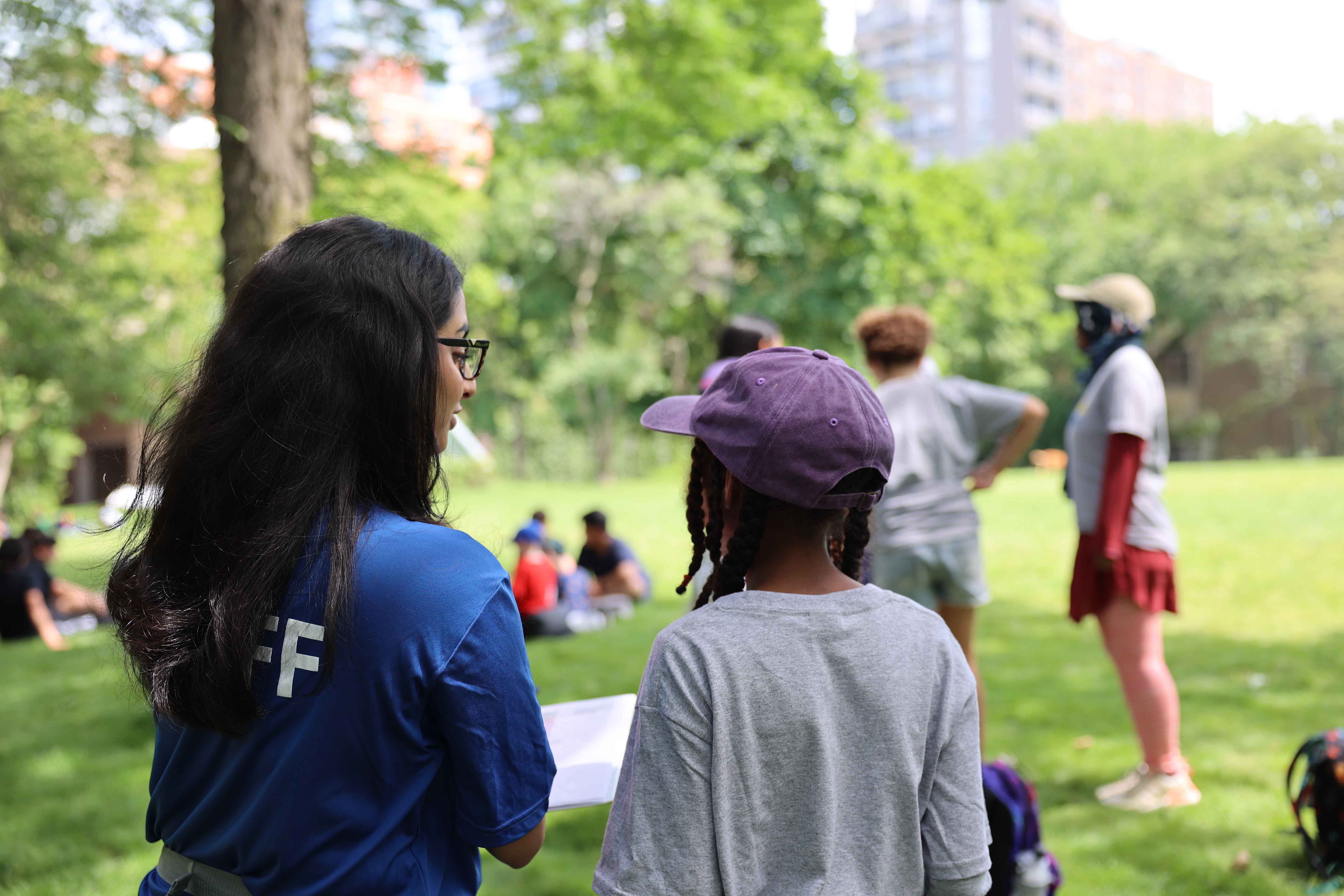 FEAS Outreach Eureka story showing students talking to each other