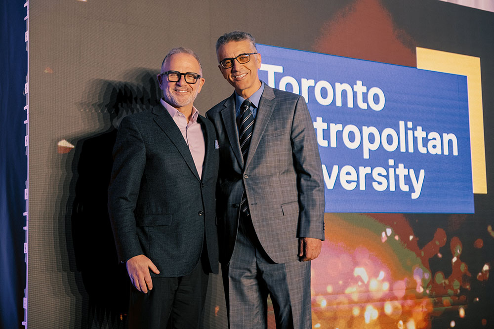 Dr. Janabi-Sharifi being recognized for his research