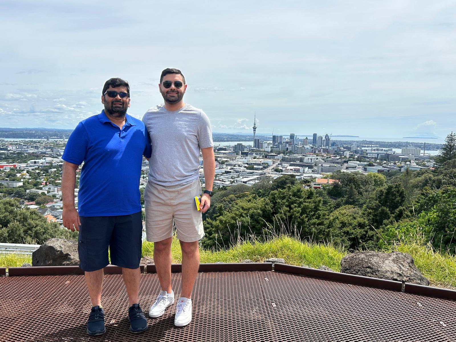 Abdou with PhD supervisor, Dr. Sri Krishnan, on an international research exchange.