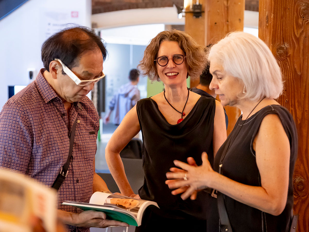 Lisa Landrum at Women Changing Architecture launch event. 