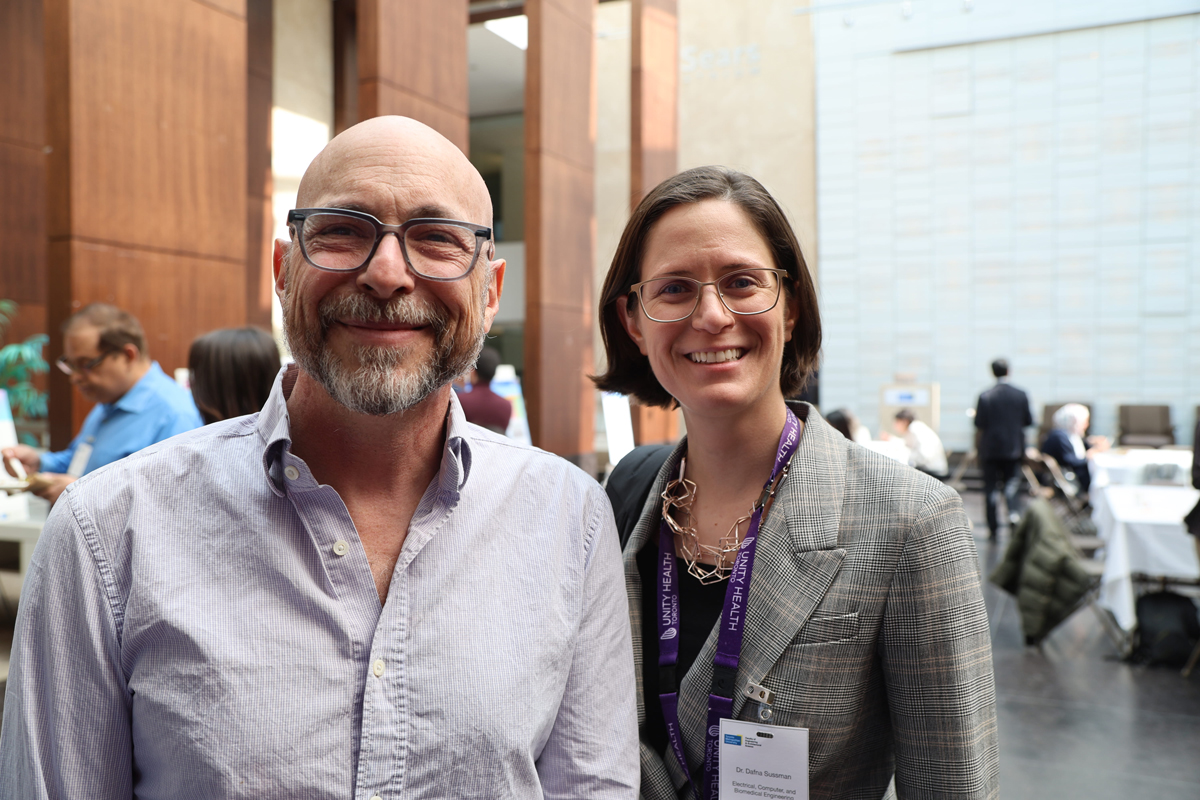 Stephen Waldman and Dafna Sussman